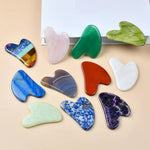 Heart-shaped Crystal Gua Sha Tool For Facial Massage