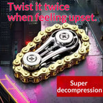Colorful Chain Fidget Spinner Anxiety-relief Stress-reliever Gear Mechanism