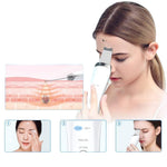 Electric Ultrasonic Skin Scrubber Face Spatula Home Ultrasonic Skin Scrubber Facial Cleaner Handheld Mini Derma Galvanica Tightening Face Scrubber Machine Skin Scrubber USB Ultrasonic